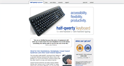 Desktop Screenshot of half-qwerty.com